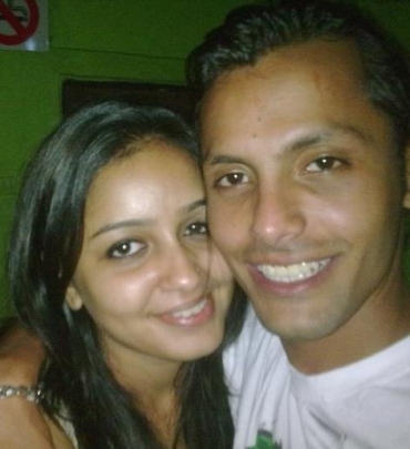 Keenan Santos with his girlfriend Priyanka Fernandez