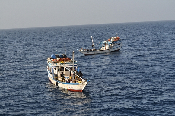 Thursday's was the fifth piracy attempt foiled by the Navy