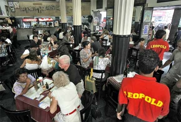 Leopold Cafe, Mumbai's landmark, reopened its shutters soon after