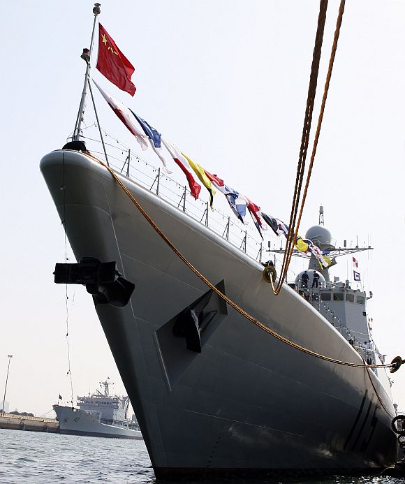 File picture of Chinese navy's missile destroyer Shenyang