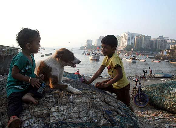 Machhimaar Colony at Badhwar Park area in Mumbai