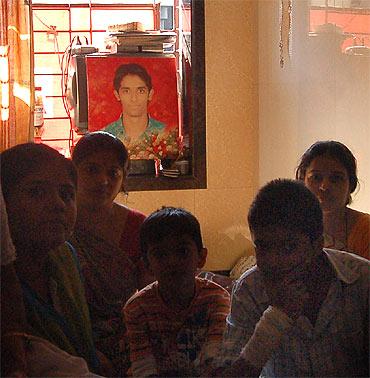 The Gohil family recalls fond memories with Harish (picture in background)