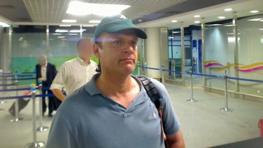 This photo was taken July 1, 2008, by Mumbai airport security cameras upon Headley's arrival in the city