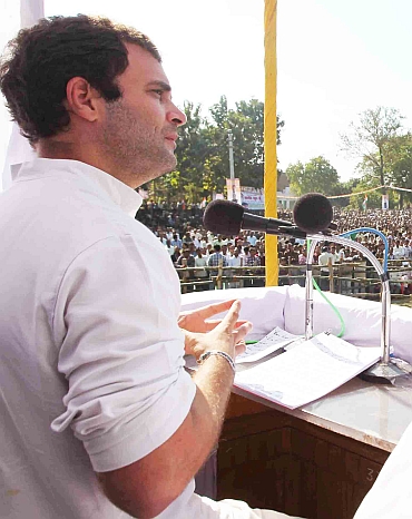 'Rahul a product of dynastic rule, Mayawati of struggle'
