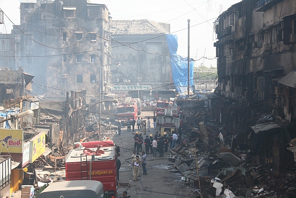 Mumbai's popular shopping enclave gutted