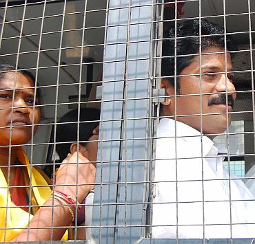 File photo of TDP MLAs courting arrest