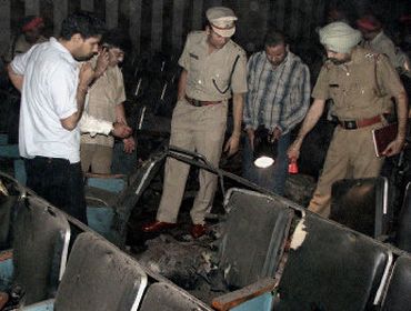File photo of the Shringar cinema bombing in Ludhiana