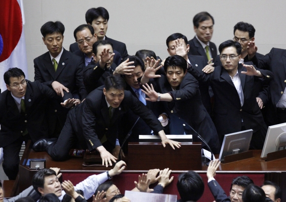The wildest Parliament fights of all time