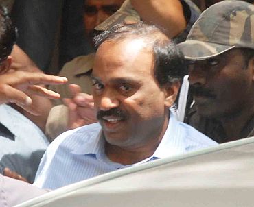 Janardhan Reddy produced at the CBI court in Hyderabad after being arrested on Monday