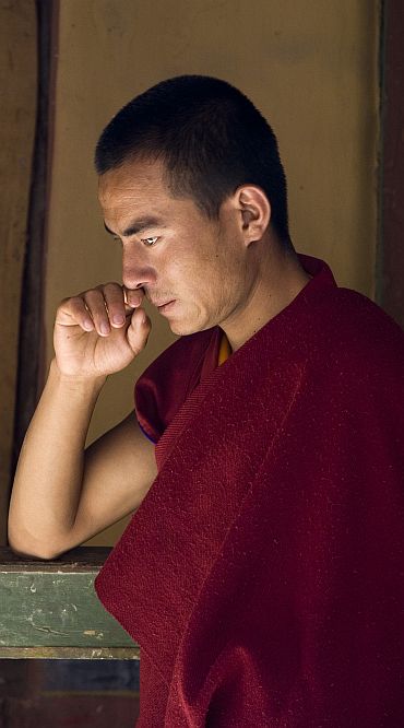 A Tibetan monk
