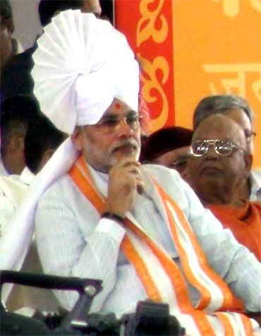 Gujarat Chief Minister Narendra Modi