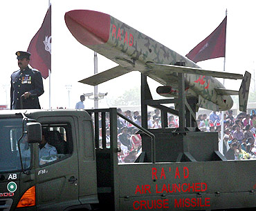 Pakistan's nuclear-capable air-launched Ra'ad cruise missile