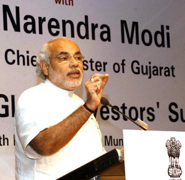 Gujarat Chief Minister Narendra Modi