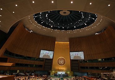 PM Singh addresses the UN General Assembly in New York on Saturday