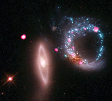 Giant ring of black holes
