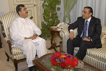 Prime Minister Yousuf Raza Gilani and President Asif Ali Zardari met on Wednesday night