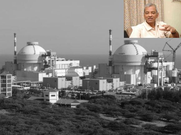 The Koodankulam nuclear power plant. (Inset) Dr Suresh Moses Lee
