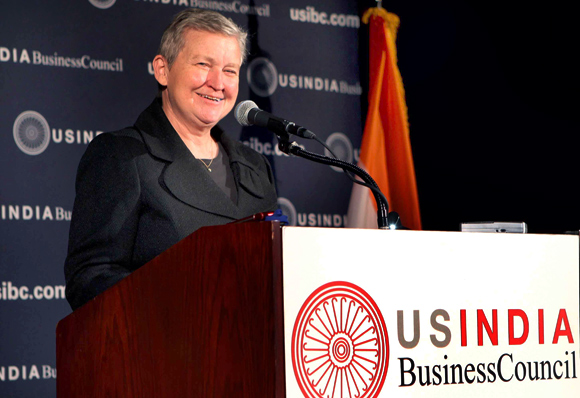 Nancy Powell at the USIBC reception