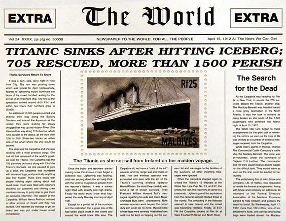Images: Limited edition Titanic stamps unveiled