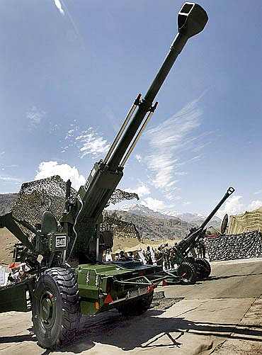 The 155 mm Bofors artillery gun saw action in the Kargil war