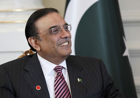 President Asif Zardari has been lucky enough so far to come out of every crisis unharmed