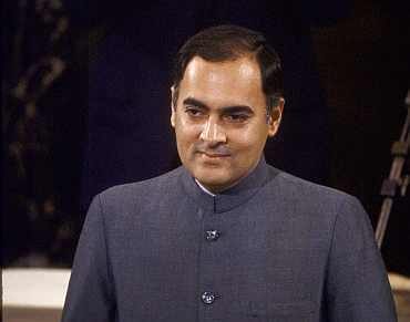 Former PM Rajiv Gandhi whose role in the Bofors scam has been under the scanner