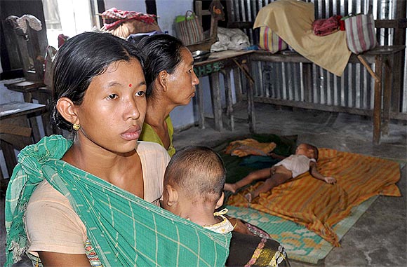 The everyday battle inside Assam's relief camps
