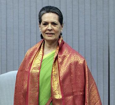 Congress President Sonia Gandhi.