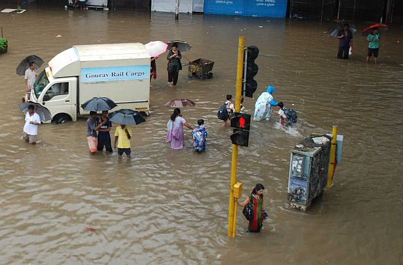 Heavy rains leave Mumbai limping
