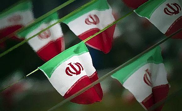 The Iranian flag