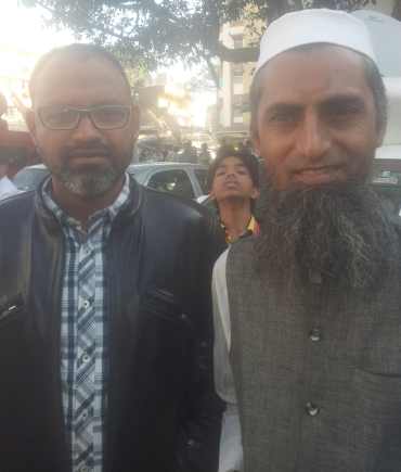 Muslim supporters of Modi, Mohammed Sajjad and Mohammed Shaikh, in Khanpur