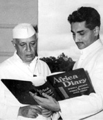 Hari Sharan Chhabra with Nehru