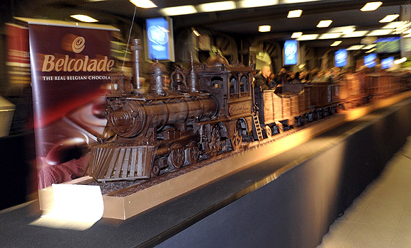 The world's longest chocolate train