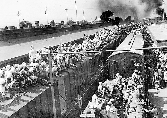 A scene from the 1947 partition of India