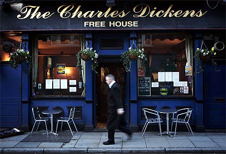 The Charles Dickens pub in London.