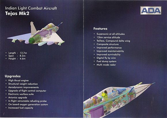 The Tejas specifications