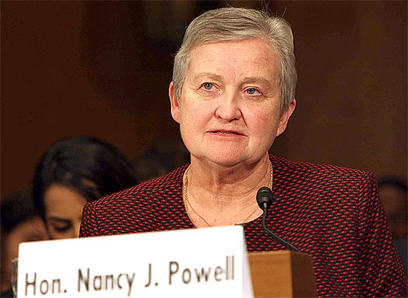 Nancy J Powell, US Ambassador-designate to India during her confirmation hearing at the Senate Foreign Relations Committee in Washington DC