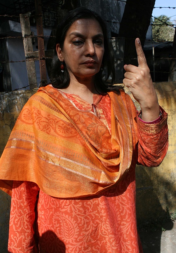 PICS: Dismal vote in Mumbai but high and mighty turn up