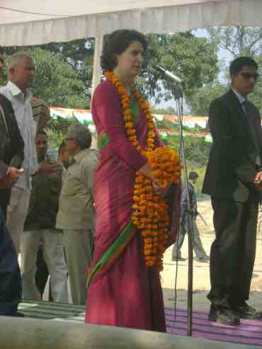 Priyanka Gandhi in Amethi