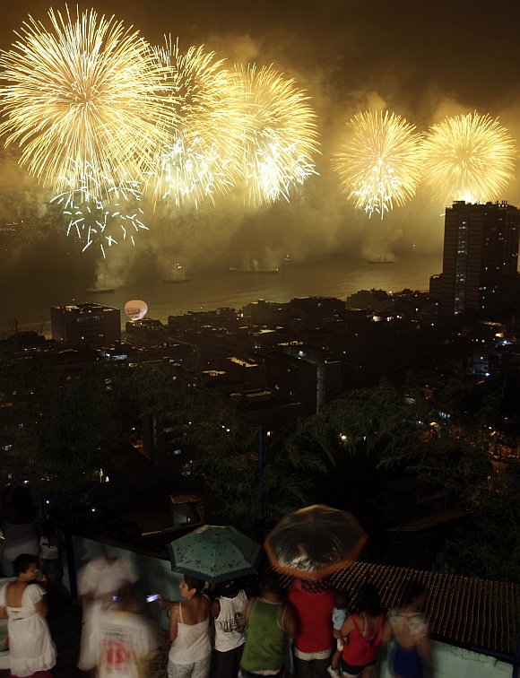In Pictures: How the world ushered in 2012