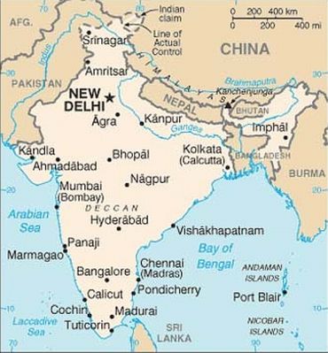 Pic New India Map On Us Website Sparks Controversy Rediff Com