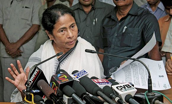 Exit door is open for Congress. It can walk out: Mamata