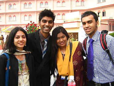 Poonam Hira, Pranav Ramnath, Shakthi DC and Divesh Prakash at the PBD