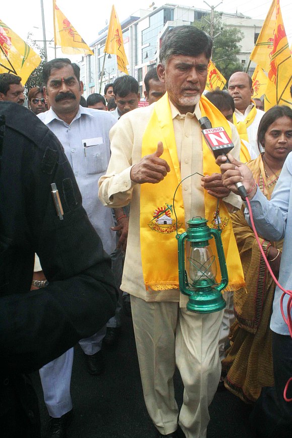 Telugu Desam Party president N Chandrababu Naidu