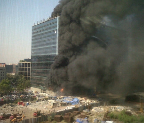Major fire breaks out at building in Mumbai's BKC