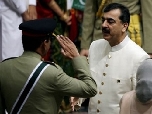 Then Pakistan prime minister Yousaf Raza Gilani and then army chief General Ashfaq Parvez Kayani