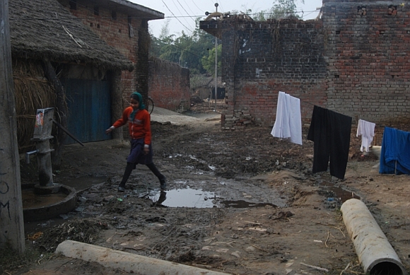 The village is filthy because the cleaners don't work, claims the village pradhan