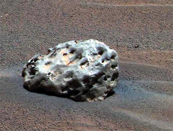 An iron meteorite on Mars