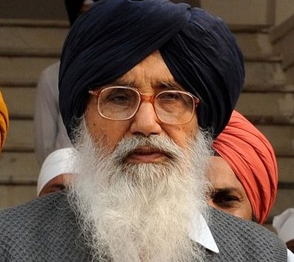 Punjab Chief Minister Parkash Singh Badal