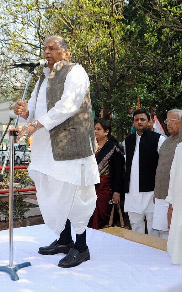 Samajwadi Party president Mulayam Singh Yadav